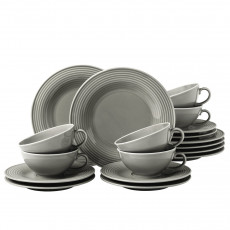 Seltmann Weiden Beat Perlgrau Small tea set 18 pieces