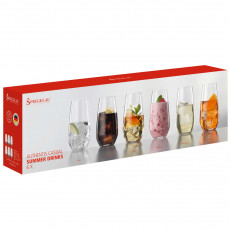 Spiegelau Authentis Casual Universal Glass - Summerdrinks 6 pcs Set 550 ml