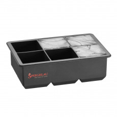 Spiegelau Perfect Serve Collection Ice Cube Maker with Longdrink Glasses Set 3 pieces