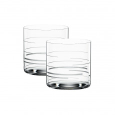 Spiegelau Signature Drinks Soft drink cup Lines Set 2 pcs h: 80 mm / 330 ml