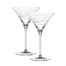 Spiegelau Signature Drinks Cocktail glass Lines Set 2 pcs. h: 180 mm / 220 ml