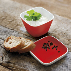 Kahla Abra Cadabra small square bowl red 6 cm