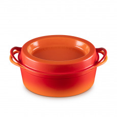 Le Creuset Bräter Doufeu Oval Doufeu roaster 32 cm oven red