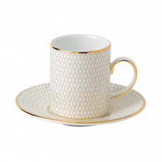 Wedgwood Arris 0.08 L espresso cup with saucer 2 pieces