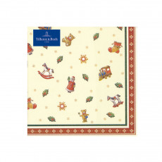 Villeroy & Boch Winter Specials Toys Lunch Napkin Scattered Motifs 20 Pieces 33x33 cm