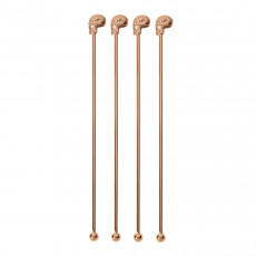 Sambonet Paderno Bar Utensils Cocktail stirrer skull set 4 pcs 18.5 cm