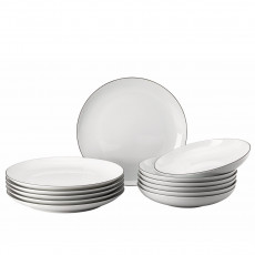 Thomas Cucina Colori Black 12-piece dinner set
