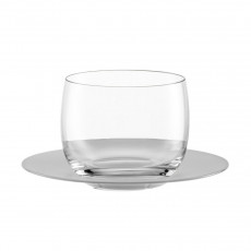 Eisch Kaffee und Tee Cappuccino cup with saucer glass set 2 pcs d: 14.5 cm / h: 7.5 cm / 300 ml
