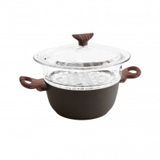 Sambonet Rock'n'Rose - Aluminium-Antihaft Steam casserole 20 cm