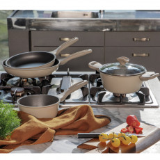 Sambonet Silver Force 5-piece cookware set