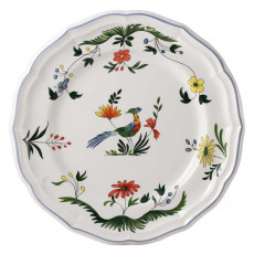 Gien Fayencerie Oiseaux Paradis Dinner plate 26 cm