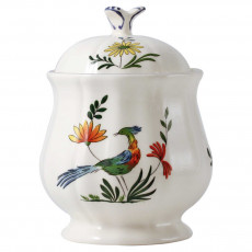 Gien Fayencerie Oiseaux Paradis Sugar bowl 0.35 l