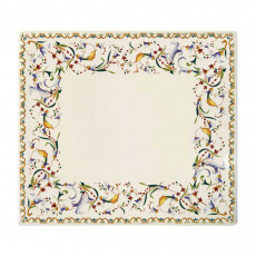Gien Fayencerie Toscana Rectangular plate 29.5 x 26.5 cm