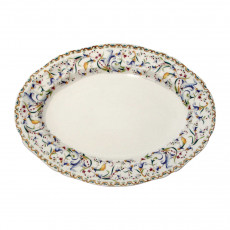 Gien Fayencerie Toscana Oval plate 34.5 x 25.3 cm