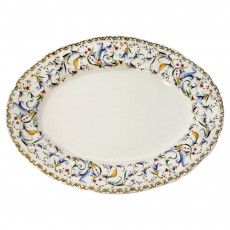 Gien Fayencerie Toscana Oval plate 39.3 x 29 cm