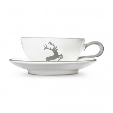 Gmundner Keramik Grauer Hirsch Tea cup smooth 0.17 L
