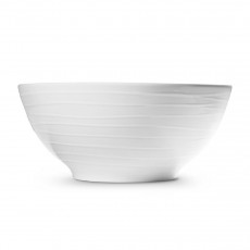 Gmundner ceramic white flamed bowl d: 27 cm / h: 11,8 cm / 2,5 L