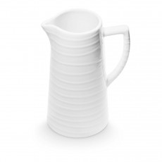 Gmundner ceramic white flamed water jug 1,2 L / h: 22 cm