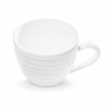 Gmundner ceramic white flamed tea cup Maxima 0,4 L / h: 9 cm