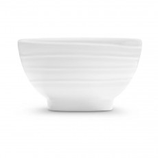 Gmundner ceramic white flamed cereal bowl large d: 14 cm / h: 7,8 cm / 0,4 L