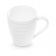 Gmundner ceramic white flamed breakfast cup Max in gift box 0,3 L / h: 10,5 cm