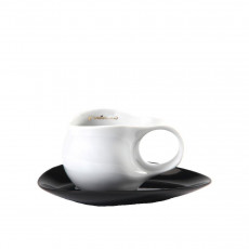 Luigi Colani Ab ovo Black & White Espresso cup 2-piece 0.08 L