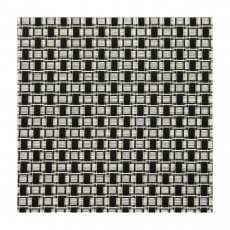 Sambonet Linea Q Tischsets Table mat 1 pc black/white 42x33 cm
