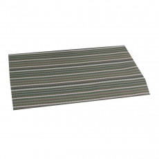 Sambonet Linea Q Tischsets Table mat 1 pc. green striped 42x33 cm