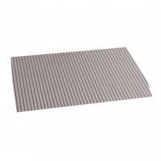 Sambonet Linea Q Tischsets Table mat 1 pc pinstripe white/black 42x33 cm