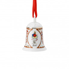 Hutschenreuther Jahresartikel Weihnachten Porcelain bell Christmas gifts h: 7 cm