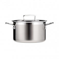 Le Creuset 3-PLY Edelstahl Kochgeschirr Pot with lid 20 cm / 4.0 L