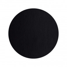 ASA SELECTION Table Tops Leather Optic Fine Black table mat d: 38 cm