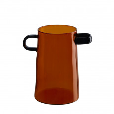 ASA Rayu Glass Vase Brown 17 cm