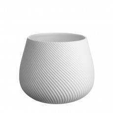 ASA Rica Vase Weiß Matt 16 cm