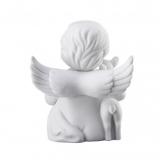 Rosenthal Angel with Bambi large white matt 14 cm