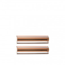 Eisch Kaya Kupfer Knife bench glass set 2 pcs l: 71 mm / w: 16 mm