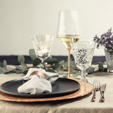 Eisch Kaya Kupfer Set of 2 glass napkin rings d: 5 cm / h: 2.4 cm