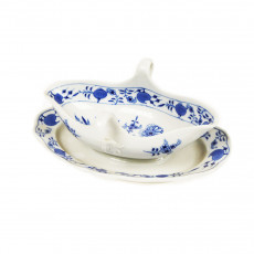 Meissen Zwiebelmuster kobaltblau - weißer Rand Sauce boat 0.25 L