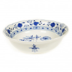 Meissen Zwiebelmuster kobaltblau - weißer Rand Round bowl d: 27 cm / h: 8.5 cm