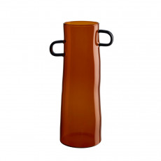 ASA Rayu Glass Vase Brown 28 cm