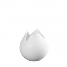 ASA Piccolini Vase Carve Mini weiß 7 cm