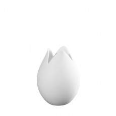 ASA Piccolini Vase Carve Mini weiß 9 cm