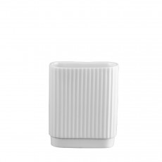 ASA Piccolini Vase Art Deco Mini weiß 11 cm