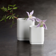 ASA Piccolini Vase Art Deco Mini weiß 11 cm