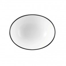 Seltmann Weiden Modern Life Black Line Oval bowl 8.5 cm