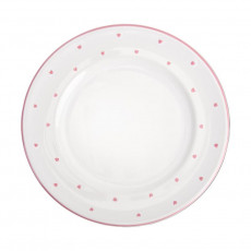 Gmundner Keramik Herzerl Rosa Dessert plate Gourmet 22 cm