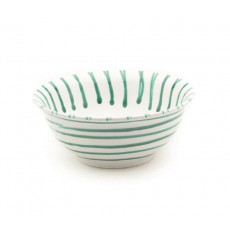 Gmundner ceramic green flamed salad bowl d: 26 cm / 2,0 L