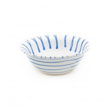 Gmundner ceramic blue flamed salad bowl d: 20 cm / 0,5 L