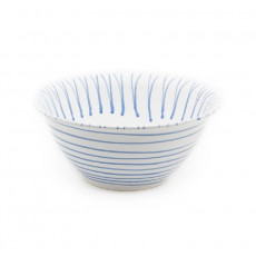 Gmundner ceramic blue flamed salad bowl d: 33 cm / h: 14 cm / 4,5 L