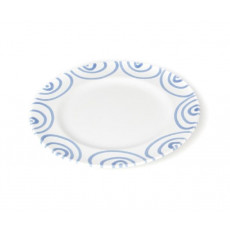 Gmundner ceramic blue flamed dessert plate / breakfast plate Gourmet d: 18 cm / h: 1,8 cm